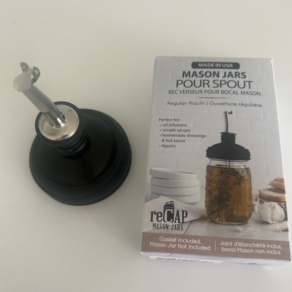 Mason Jars Pour Spout - Black - Picture 6 of 6